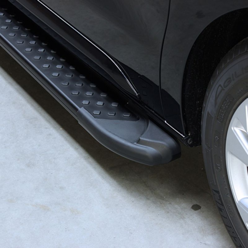 DOT - Trittbretter aus schwarzem Aluminium für Transporter - Set mit 2 Stk.